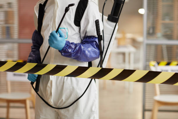 Professional Biohazard Cleanup technician working in New Athens, IL